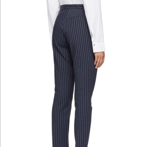 Rag & Bone Simone Pant Navy White Stripe Size 4 EUC - Picture 2 of 8